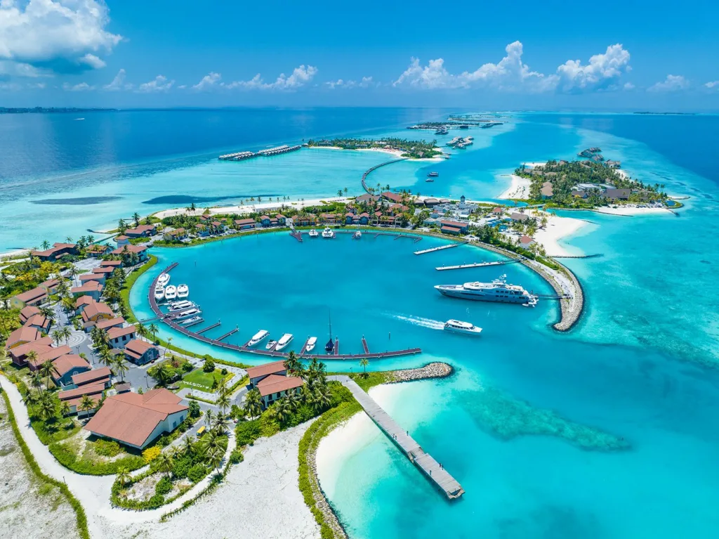 Zanzibar coastline and turquoise water