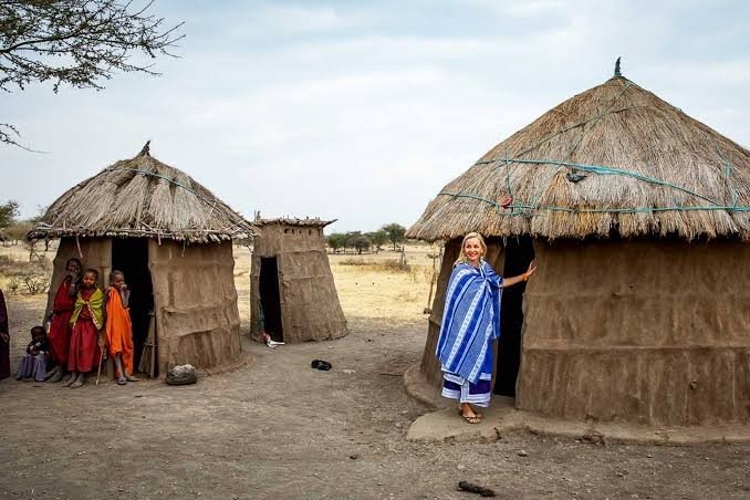 Cultural village visit in northern Tanzania