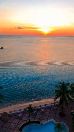 Classic Zanzibar archipelago coastline