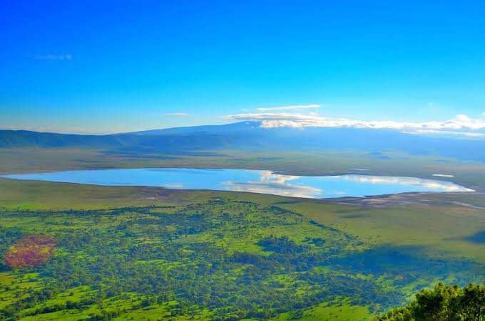 Walking trail in highland Tanzania