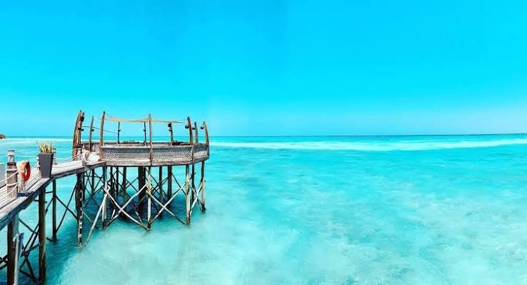 Zanzibar turquoise coastline