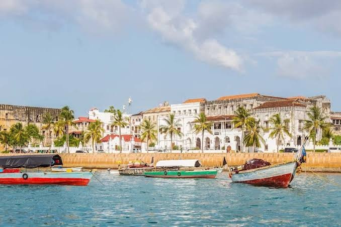 Romantic tropical coastline